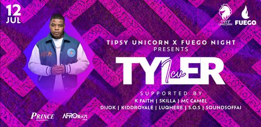 Tipsy Unicorn x Fuego Night presents Tyler ICU (LIVE)